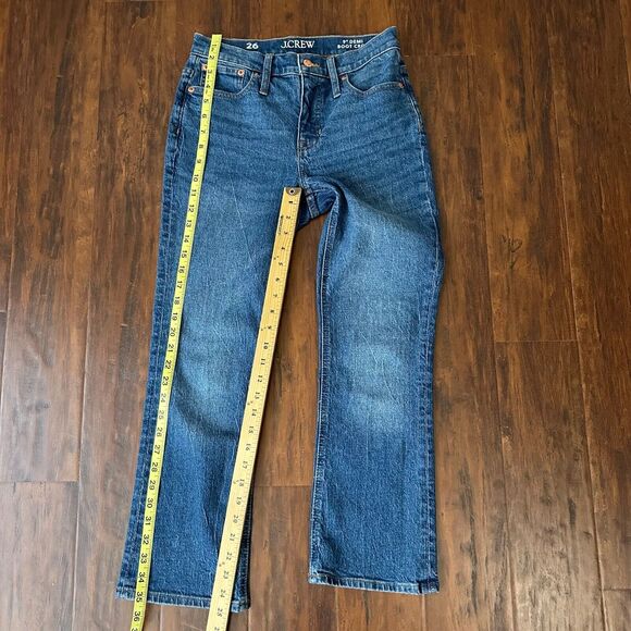 NWT J. CREW 9" Demi-Boot Crop Jean in Palmyra Wash - Picture 14 of 15